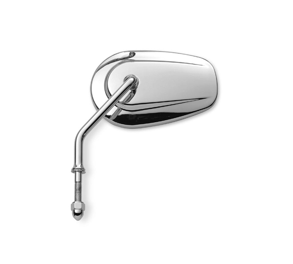 91845-03B Harley-Davidson® Tapered Short Stem Mirror - Left Side. Chrome