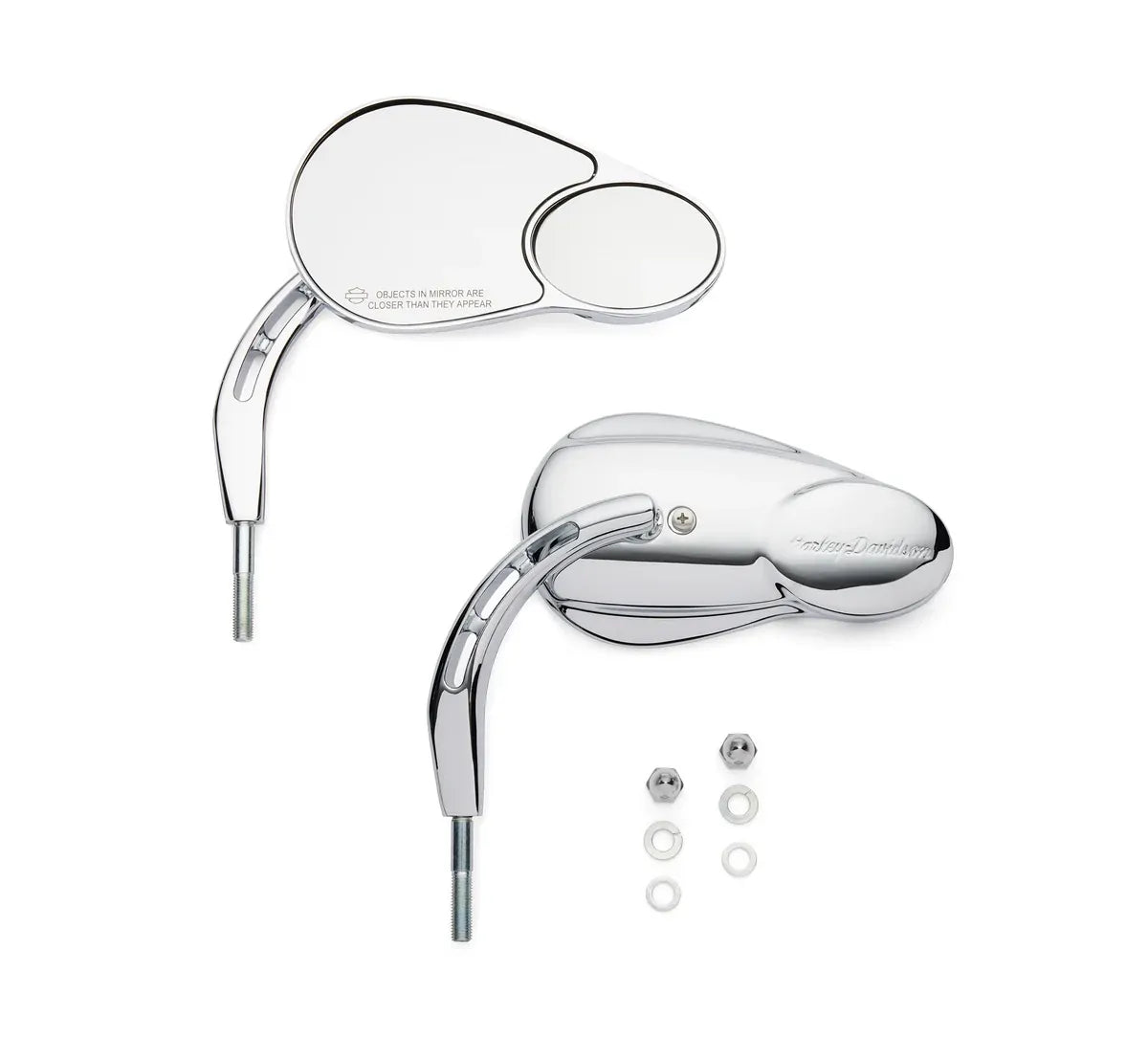 92190-06A - Harley-Davidson "Split Vision Mirrors" Chrome