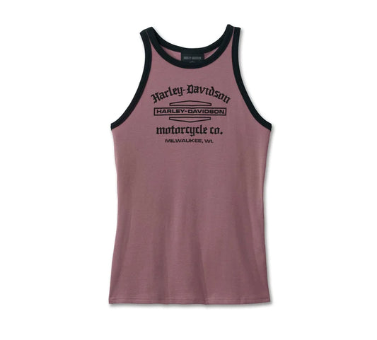Harley-Davidson® Women's Stacked Bar & Shield Racerback Tank