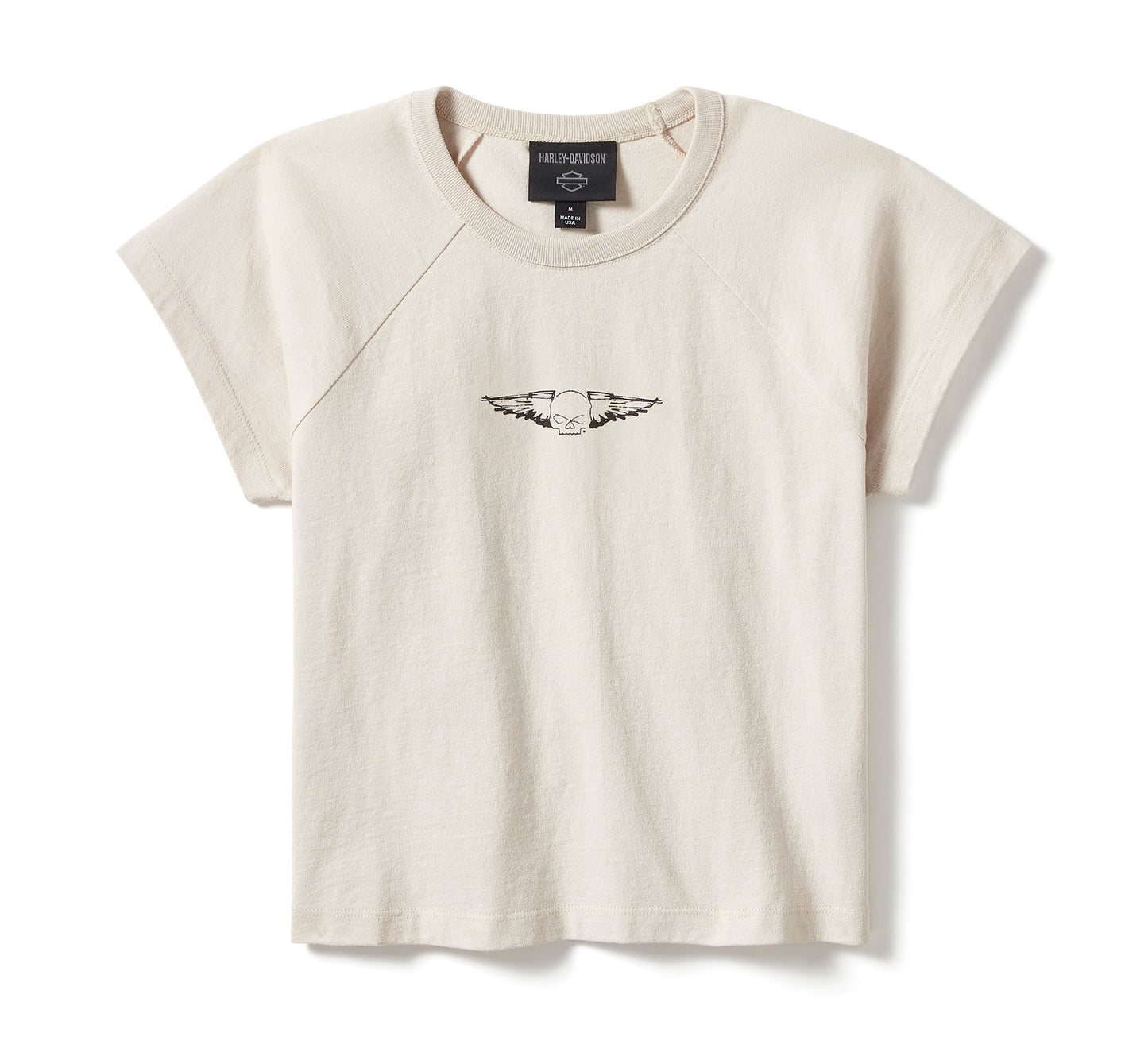 Harley-Davidson® Women's Willie G Silver Wings Baby Doll Tee