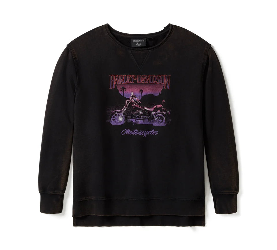 Harley-Davidson® Women's Lowrider Sunset Oversized Crew