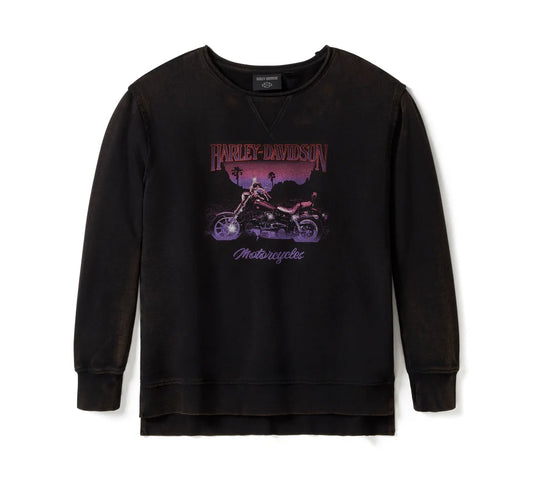 Harley-Davidson® Women's Lowrider Sunset Oversized Crew