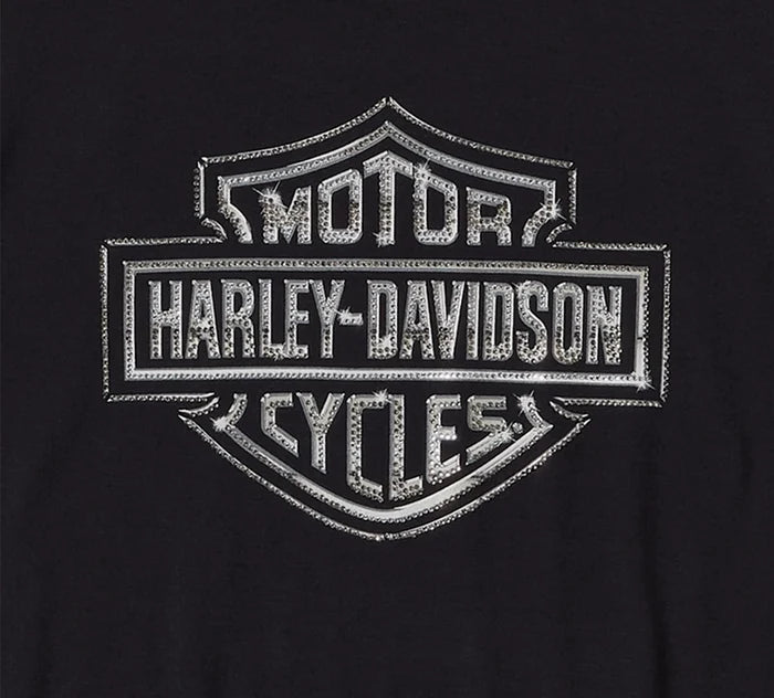 Harley-Davidson® Women's Essential Bling Crew Neck Tee -
