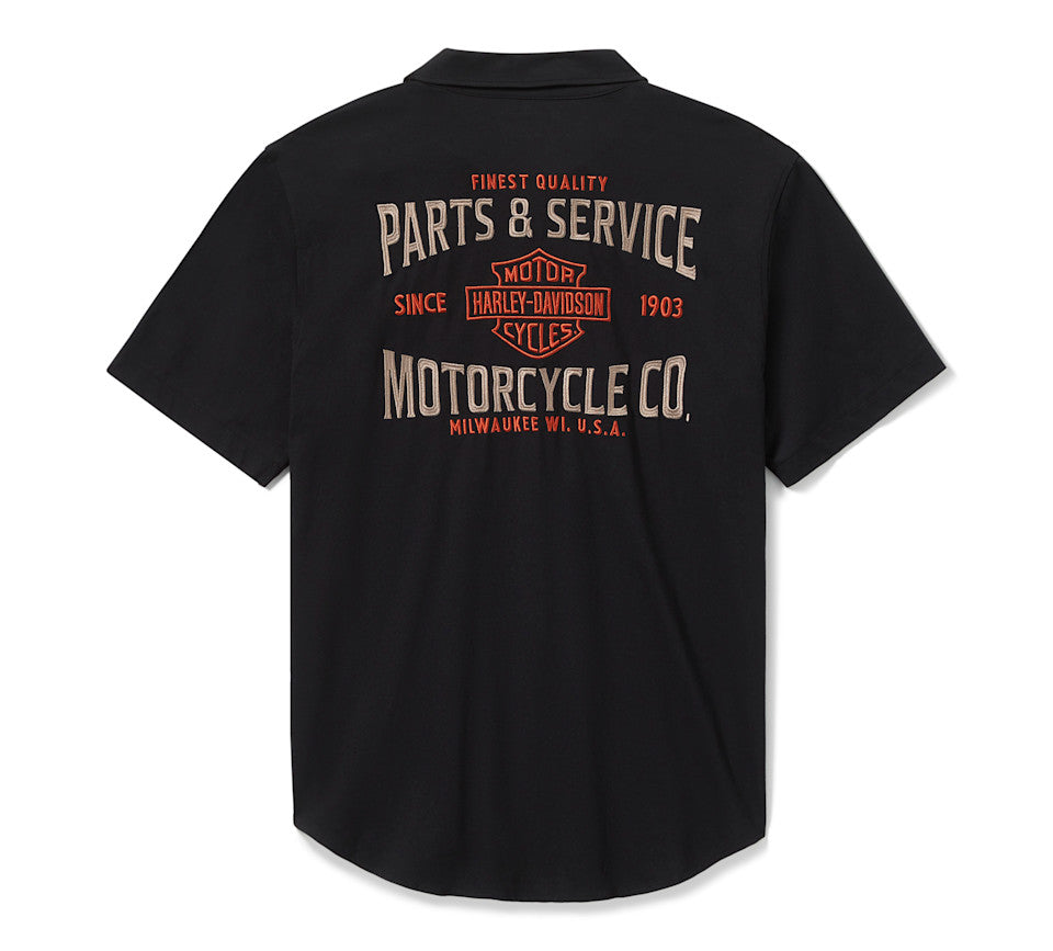 Harley-Davidson Men's Parts & Service Jersey Button-Up Shirt