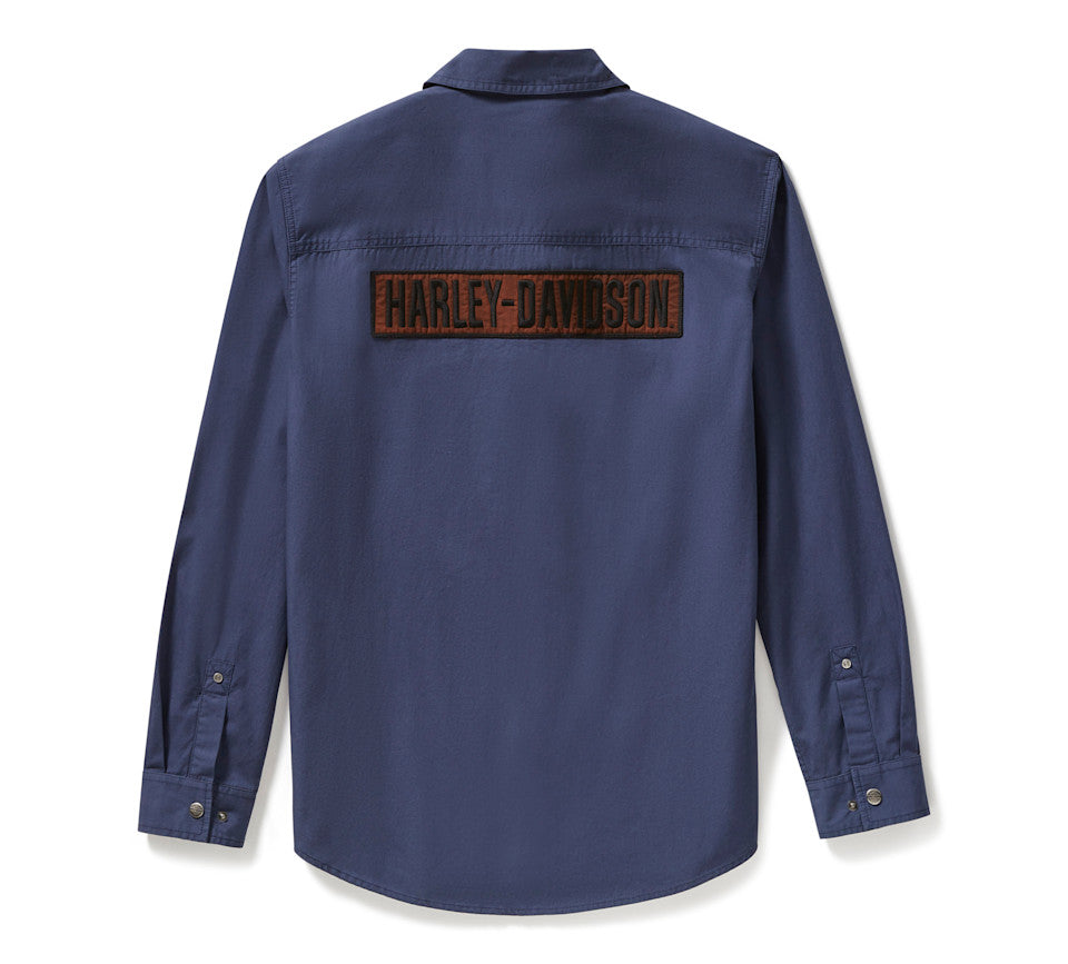 Harley-Davidson Men's Working Man Twill Overshirt