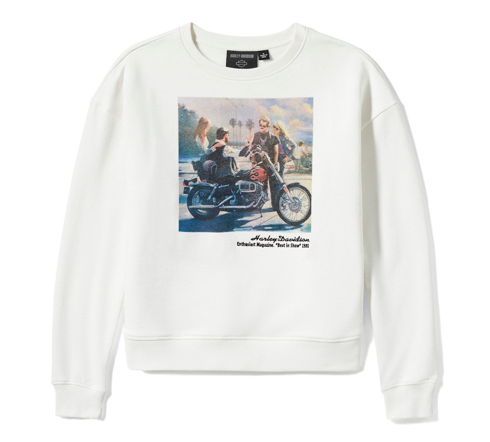 Harley-Davidson Women's Archive Photo Fleece Crew