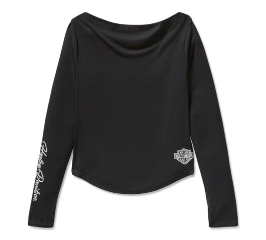 Harley-Davidson Women's Essential Off The Shoulder Top