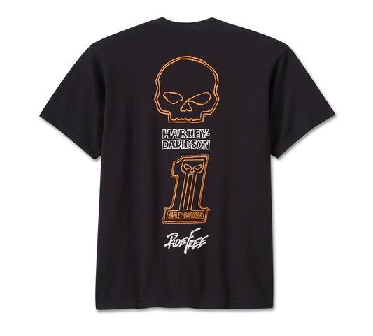 Harley-Davidson® Willie G Ride Free! Tee - True Black