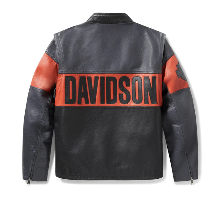 Harley-Davidson® Men's Essential Convertible Leather Jacket