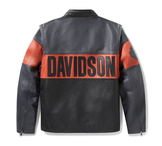 Harley-Davidson® Men's Essential Convertible Leather Jacket