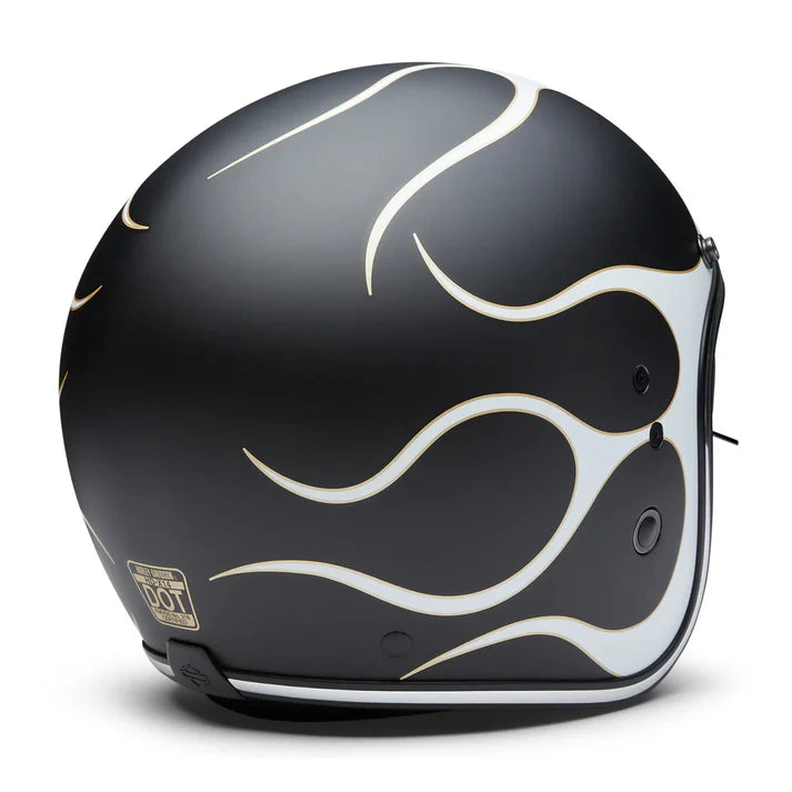 Harley-Davidson® X14 Sun Shield 3/4 Helmet - Flames