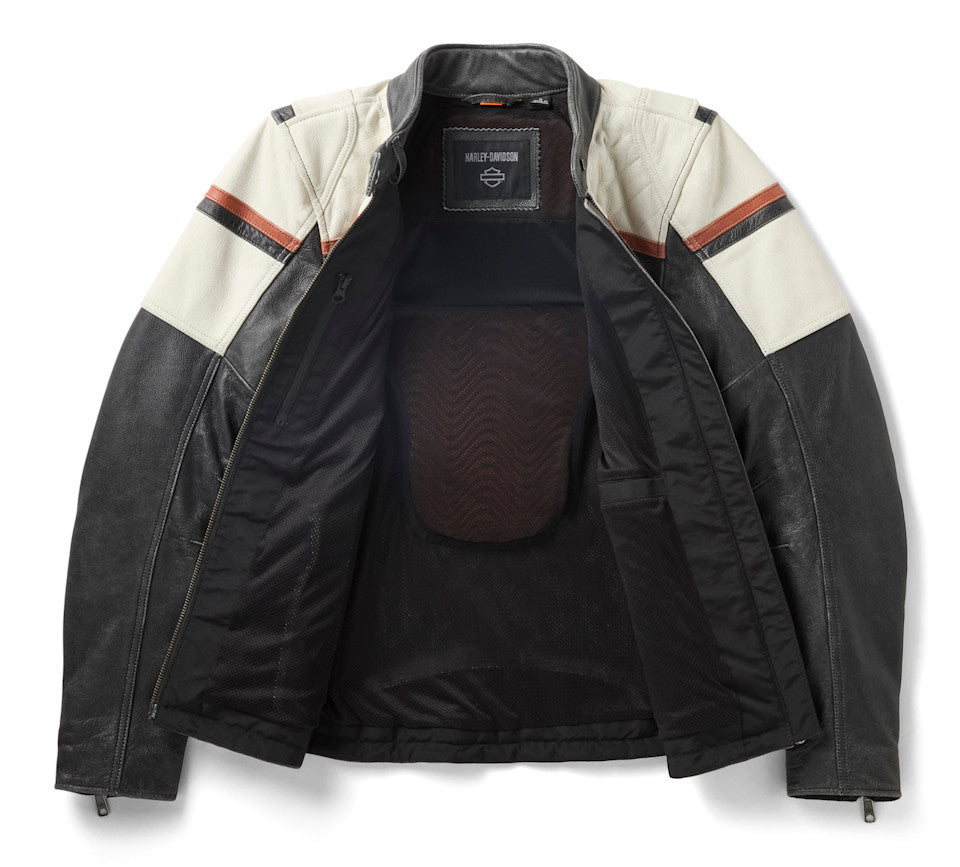 Harley-Davidson® Women's H-D Miss Enthusiast III Leather Riding Jacket