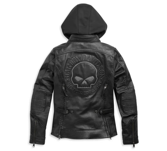 Harley-Davidson® Women's Willie G Auroral II 3-in-1 Leather Riding Jacket