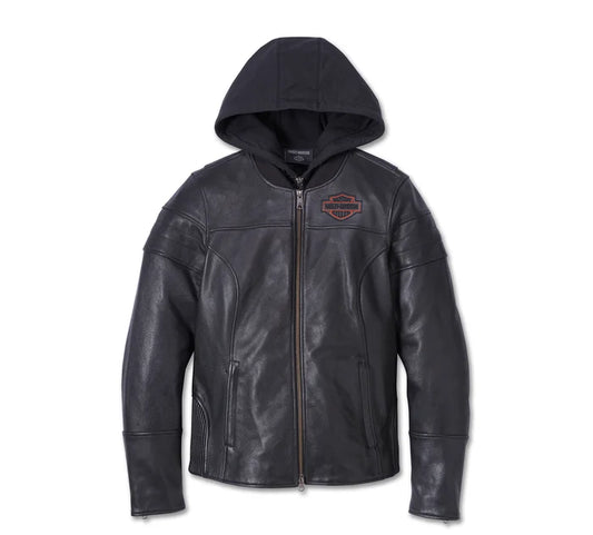 Harley-Davidson® Women's Miss Enthusiast 2.0 Leather 3-in-1 Jacket