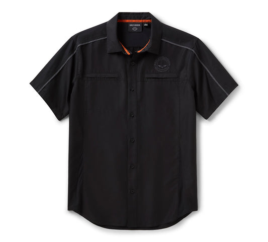 Harley-Davidson® Men's H-D TECH Willie G Skull Vented Shirt
