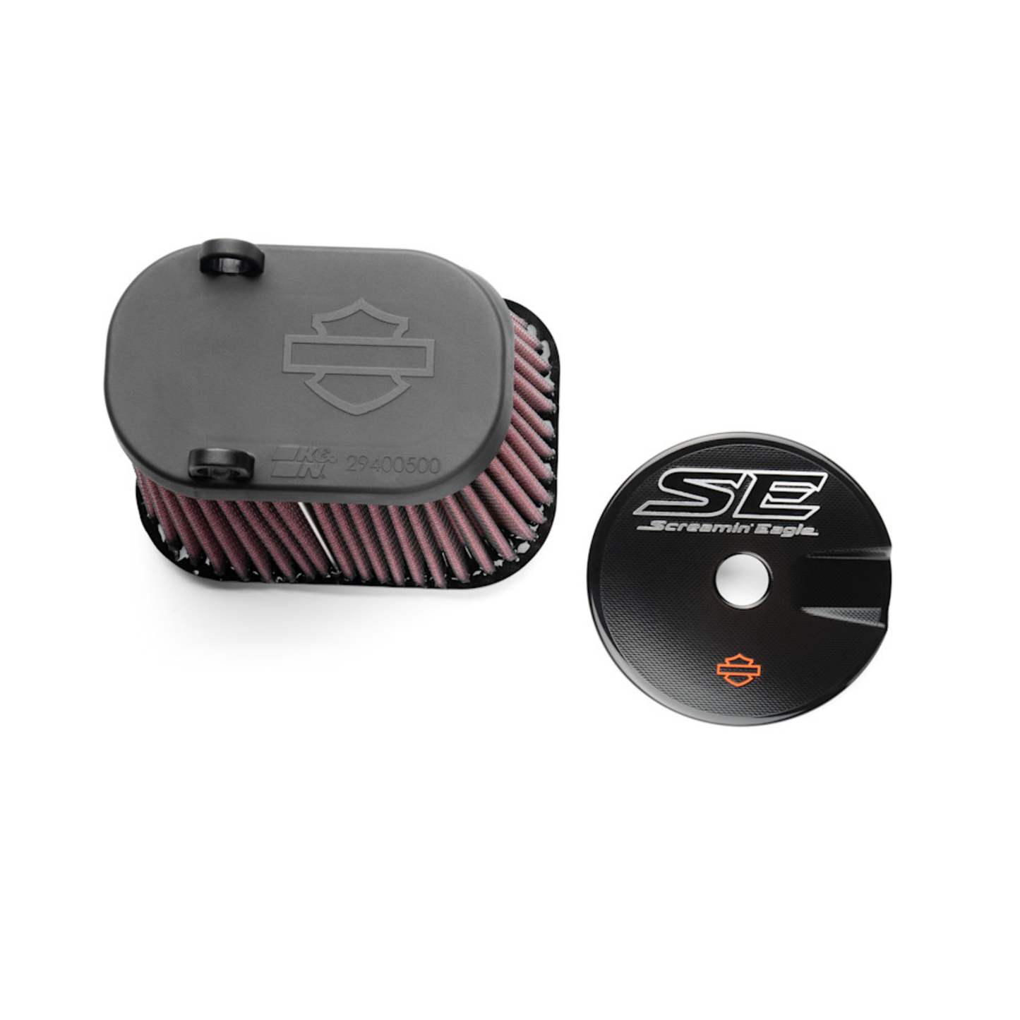 Harley-Davidson® Screamin' Eagle High-Flow Air Filter and Air Cleaner Trim