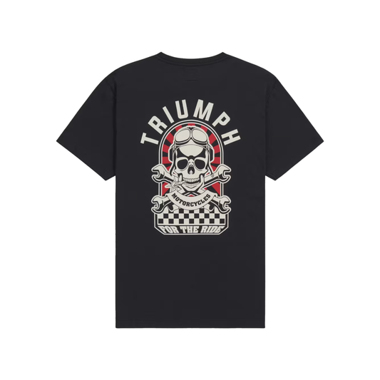 Triumph Hello Moto Black Tee