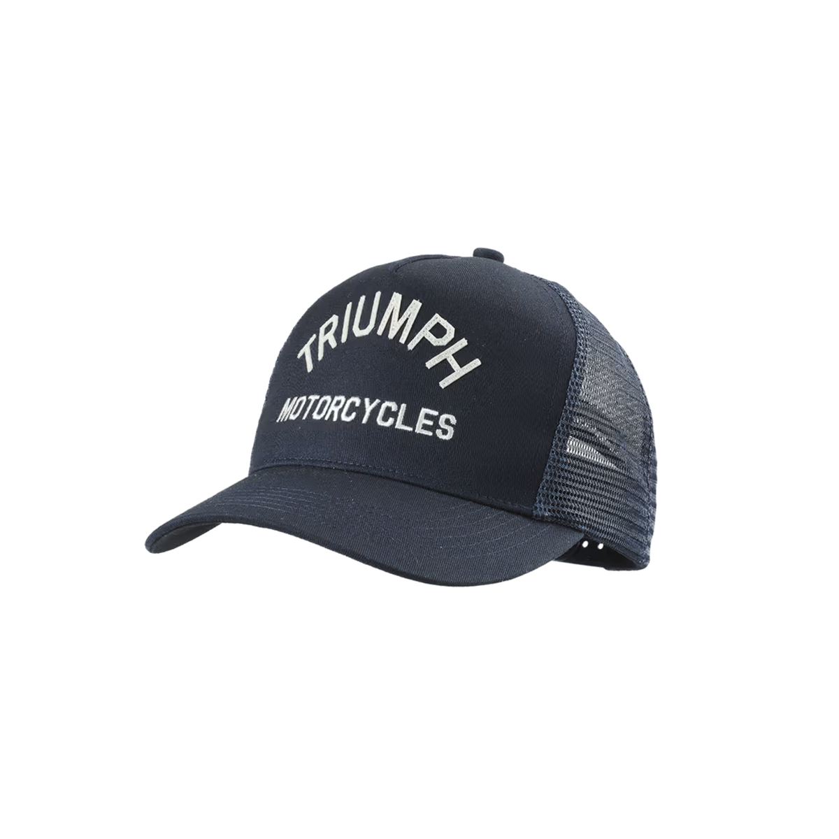Triumph Coast Trucker Cap in Navy and Bone