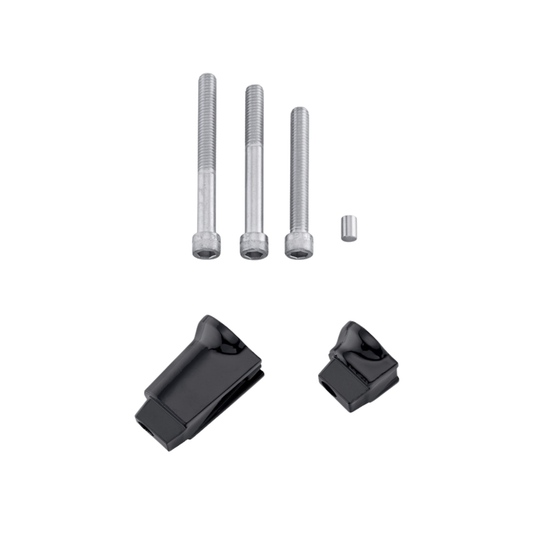 50501117 Harley-Davidson® "Passenger Footboard Support Brackets - Black"