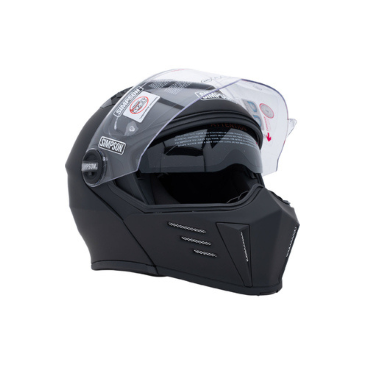 Simpson Ghost Bandit Modular Helmet - Matte Black