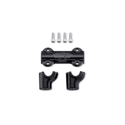 55900166 Harley-Davidson® "Handlebar Clamp & Riser Kit - Gloss Black 2018-20"