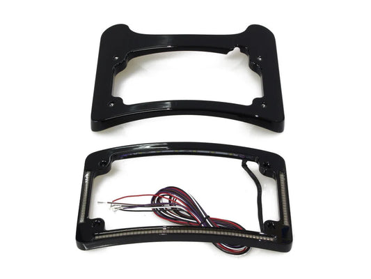 Turn Signal Eliminator Kit – Black With Amber LED’s For Turn Signals. Fits Touring 2014up