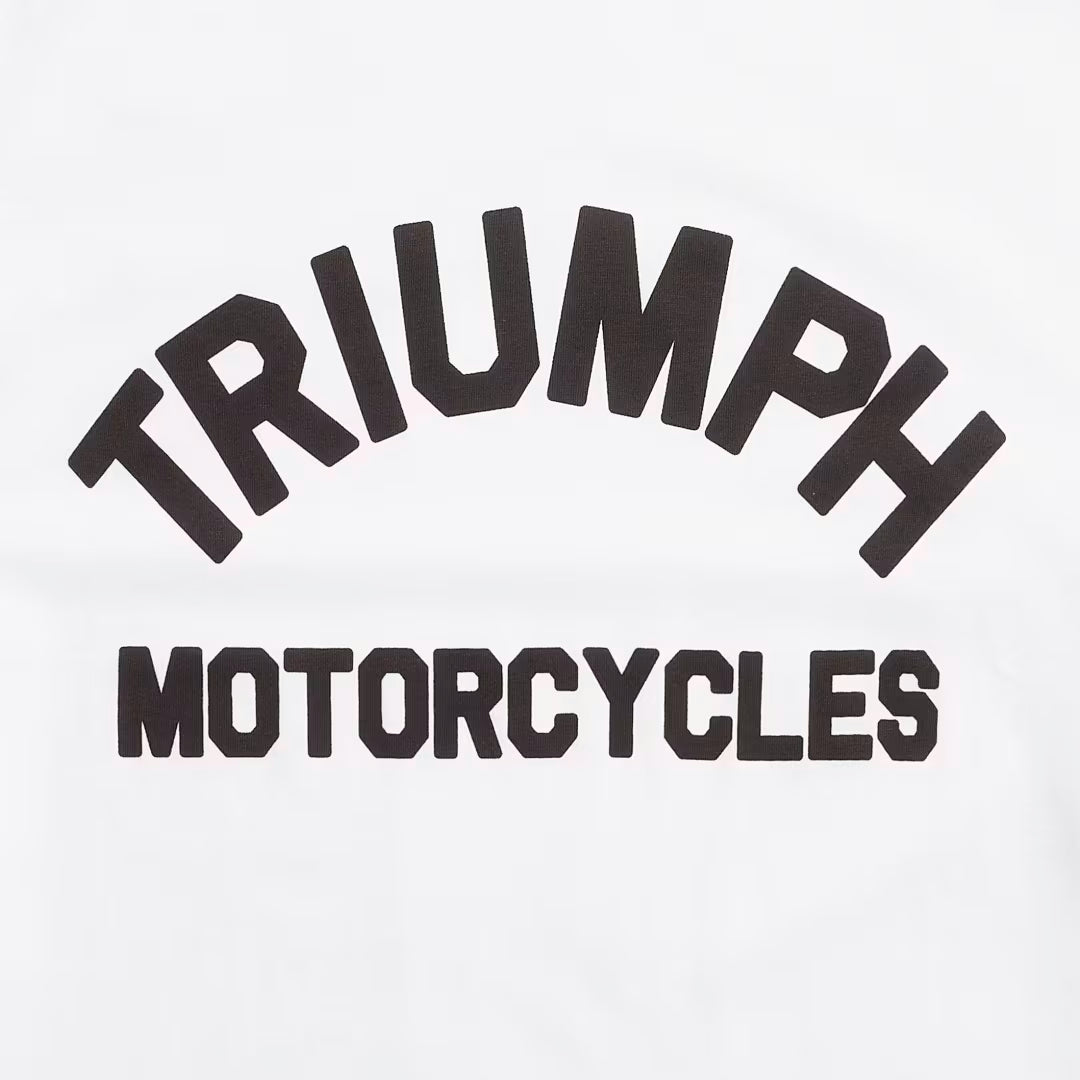 Triumph Burnham White Tee