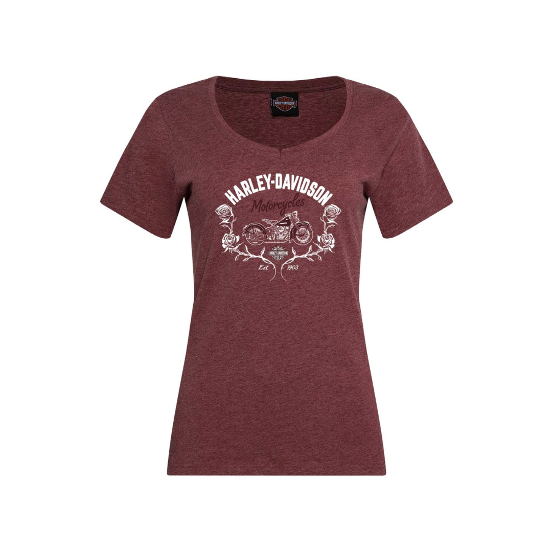 Gasoline Alley Harley-Davidson® Women's Dealer Tee - Bloom