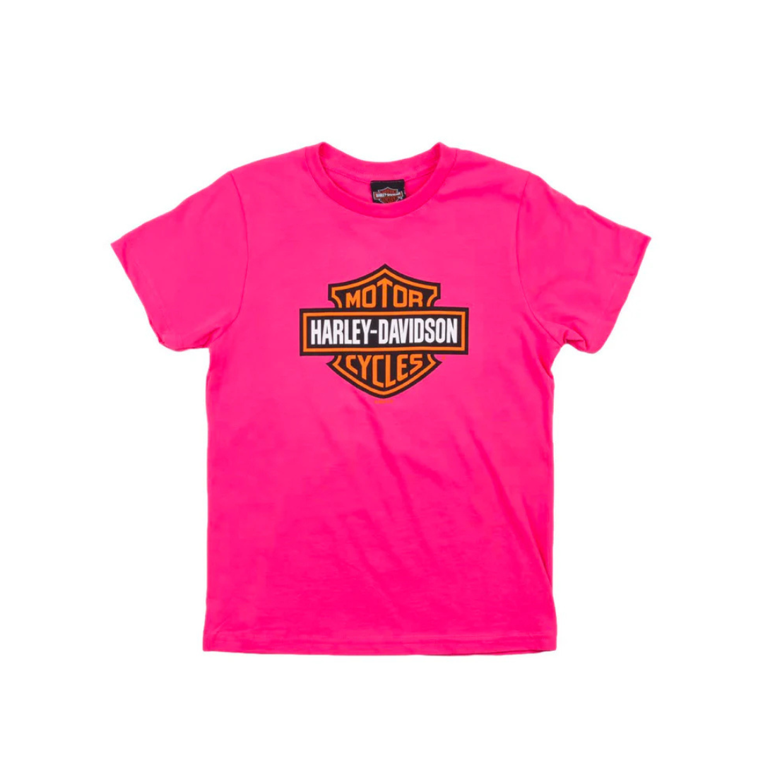 Gasoline Alley Harley-Davidson® kids' Dealer Tee - B&S Pink