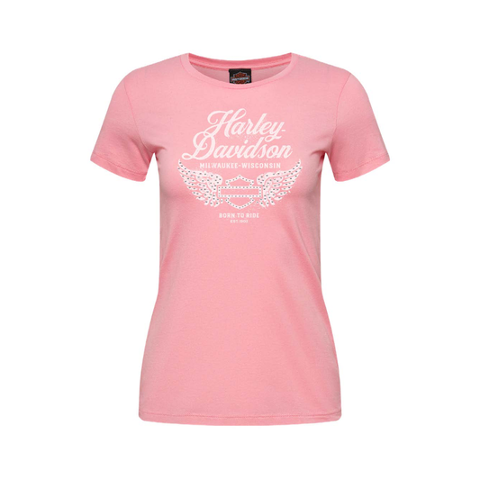 Gasoline Alley Harley-Davidson® Women's Dealer Tee - Heaven