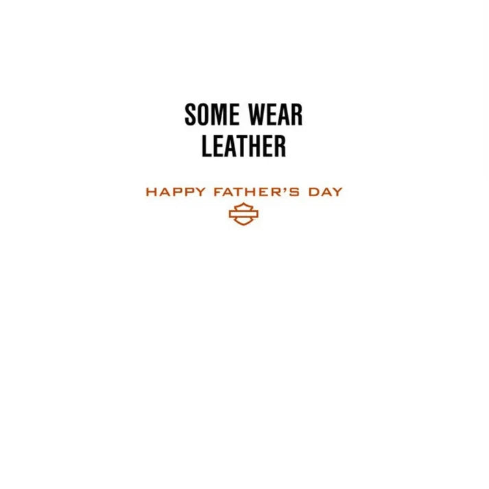 Harley-Davidson® Fathers Day Card - Not All Heroes Wear Capes