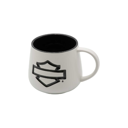 Harley-Davidson® Debossed Open Bar & Shield Ceramic Coffee Mug