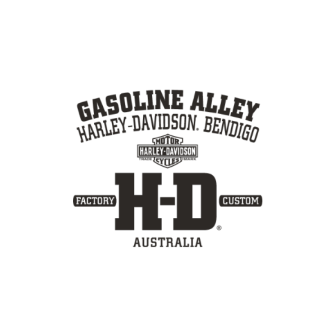 Gasoline Alley Harley-Davidson® Bar & Shield Long Sleeve Dealer Tee – Black