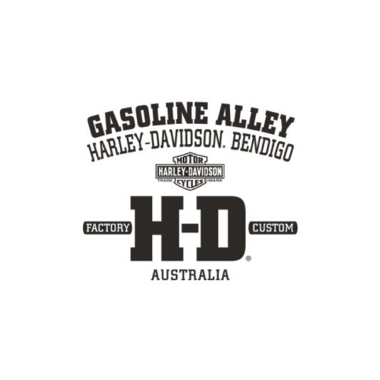 Gasoline Alley Harley-Davidson® Bar & Shield Long Sleeve Dealer Tee – Black
