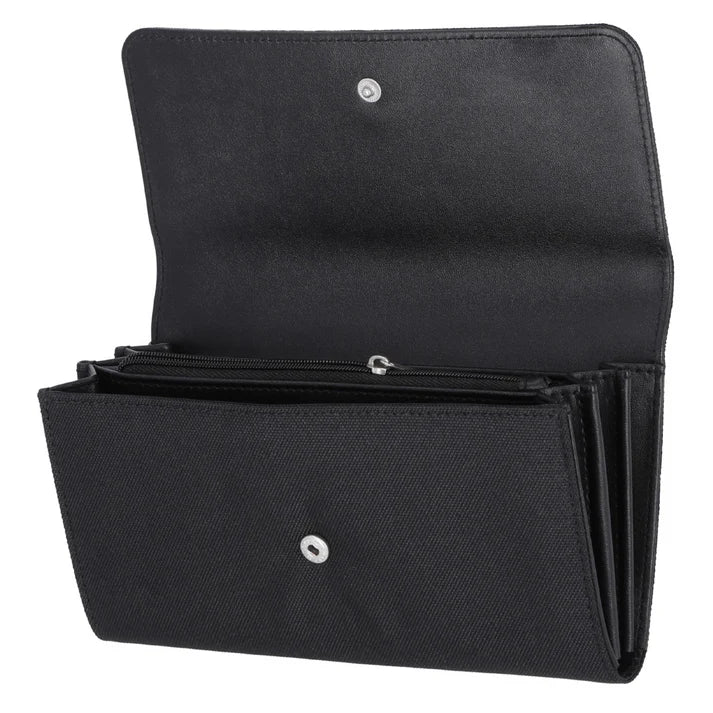 Harley-Davidson® Women's Rhinestone Embellished Bar & Shield Clutch - Black