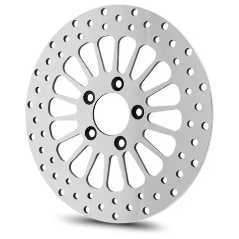 "11.8" Front Super Spoke SS2 Disc Rotor Black-Dyna 06-17/Softail 15-Up/Sportster 14-21 & some Touring 08-23"