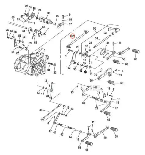 11739B Harley Davidson "Shift Rod - Dyna"