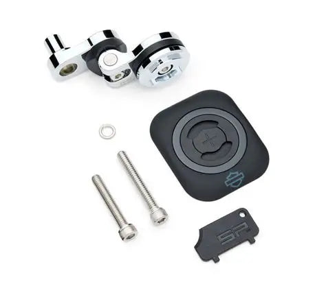76001339 - Harley-Davidson Uni Phone Carrier + Clutch Mount (Chrome)