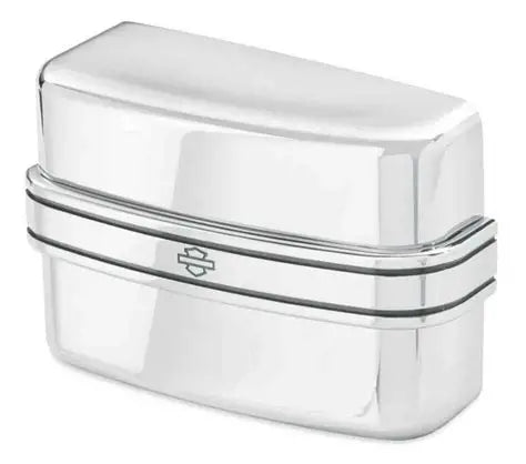 66426-04 Harley-Davidson® "Chrome Electrical Panel Cover w/ Trim, Fits Dyna Models"