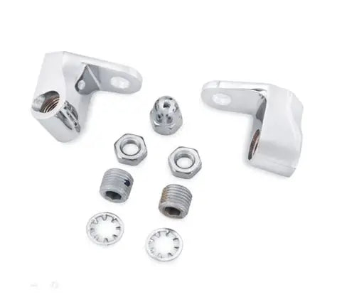 68266-03 Harley Davidson "Front Direction Turn Signal Mounts in Chrome"