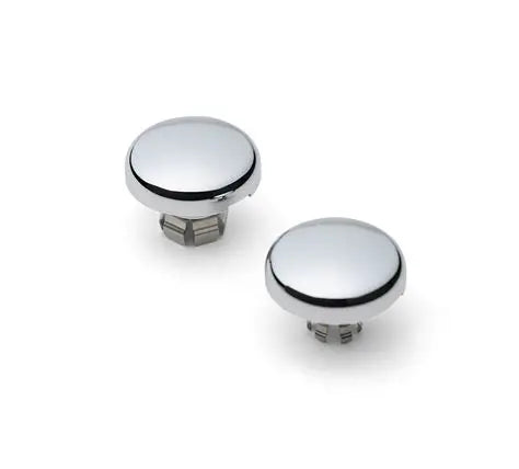 43000315 Harley-Davidson® "Chrome Front Axle Nut Covers"