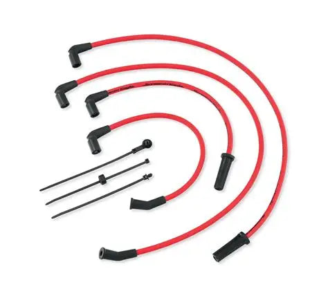31600109 Harley-Davidson® "Screamin’ Eagle 10mm Phat Spark Plug Wires – Red"