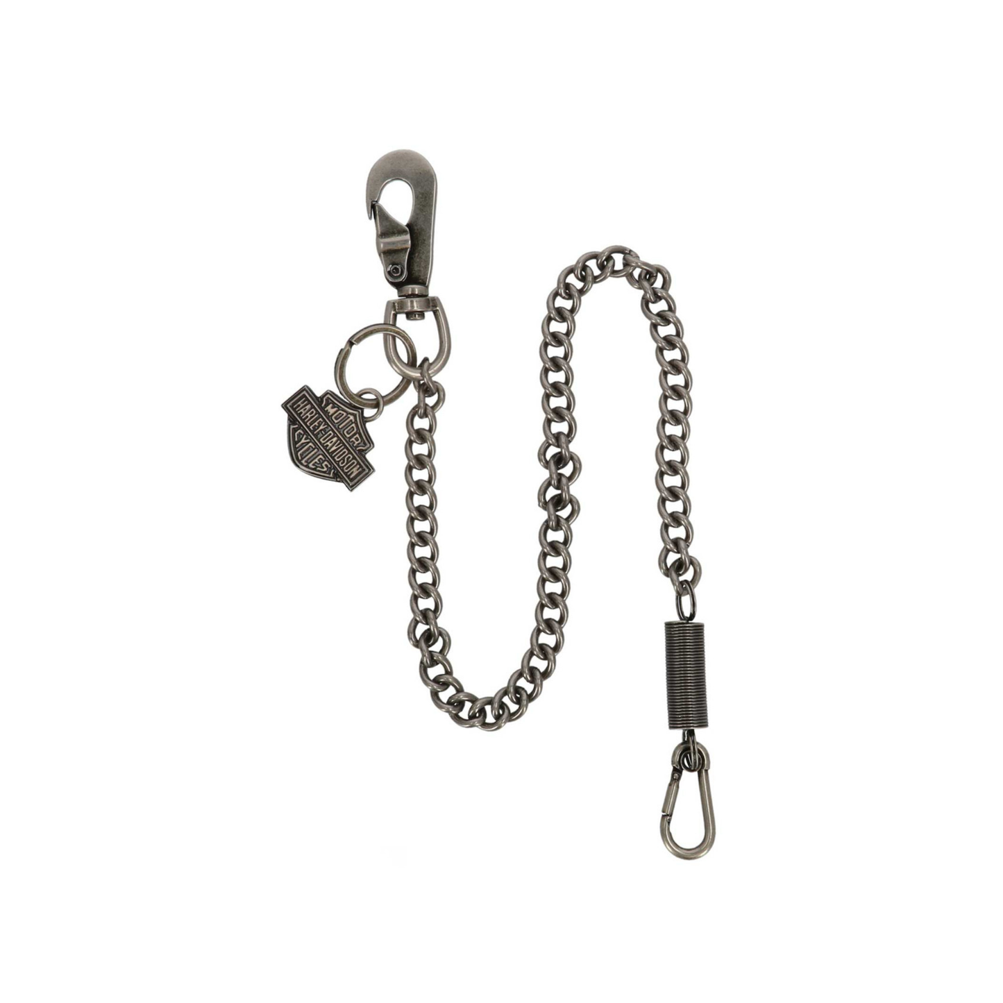 Harley-Davidson® Men's Bar & Shield Spring 24 inch Wallet Chain