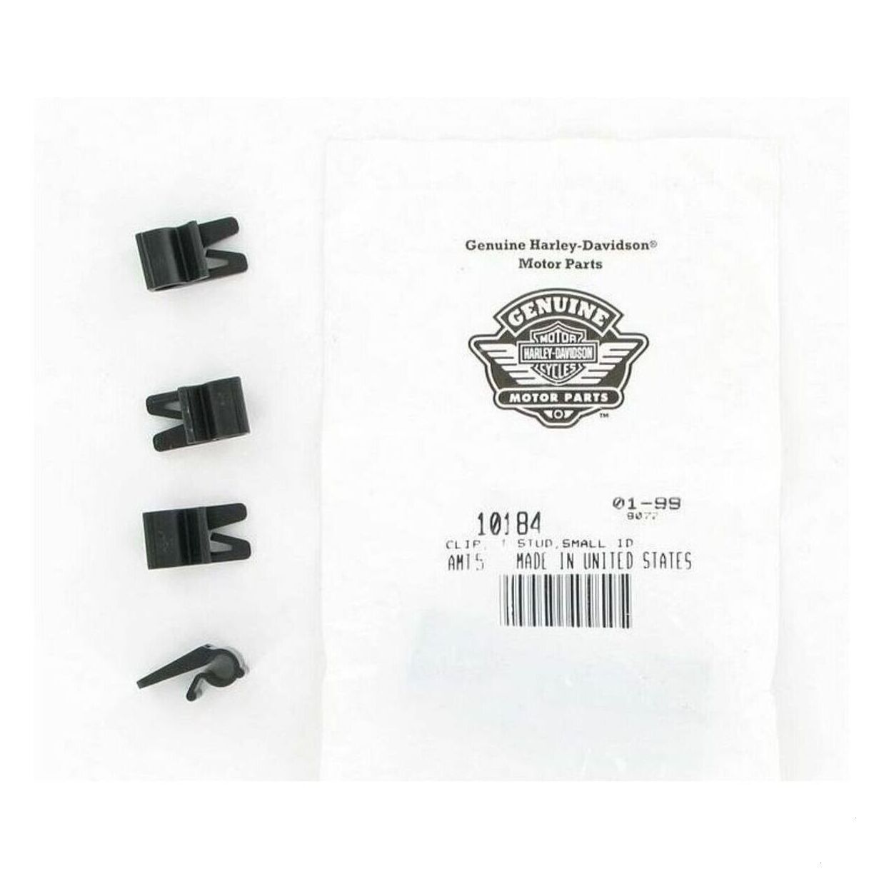 10184 Harley-Davidson® "Fender Clip ,T-Stud,Small I.D."