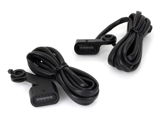 BAI-L22-0234MBME Under Perch Turn Signals - Black. Fits Softail 2025up