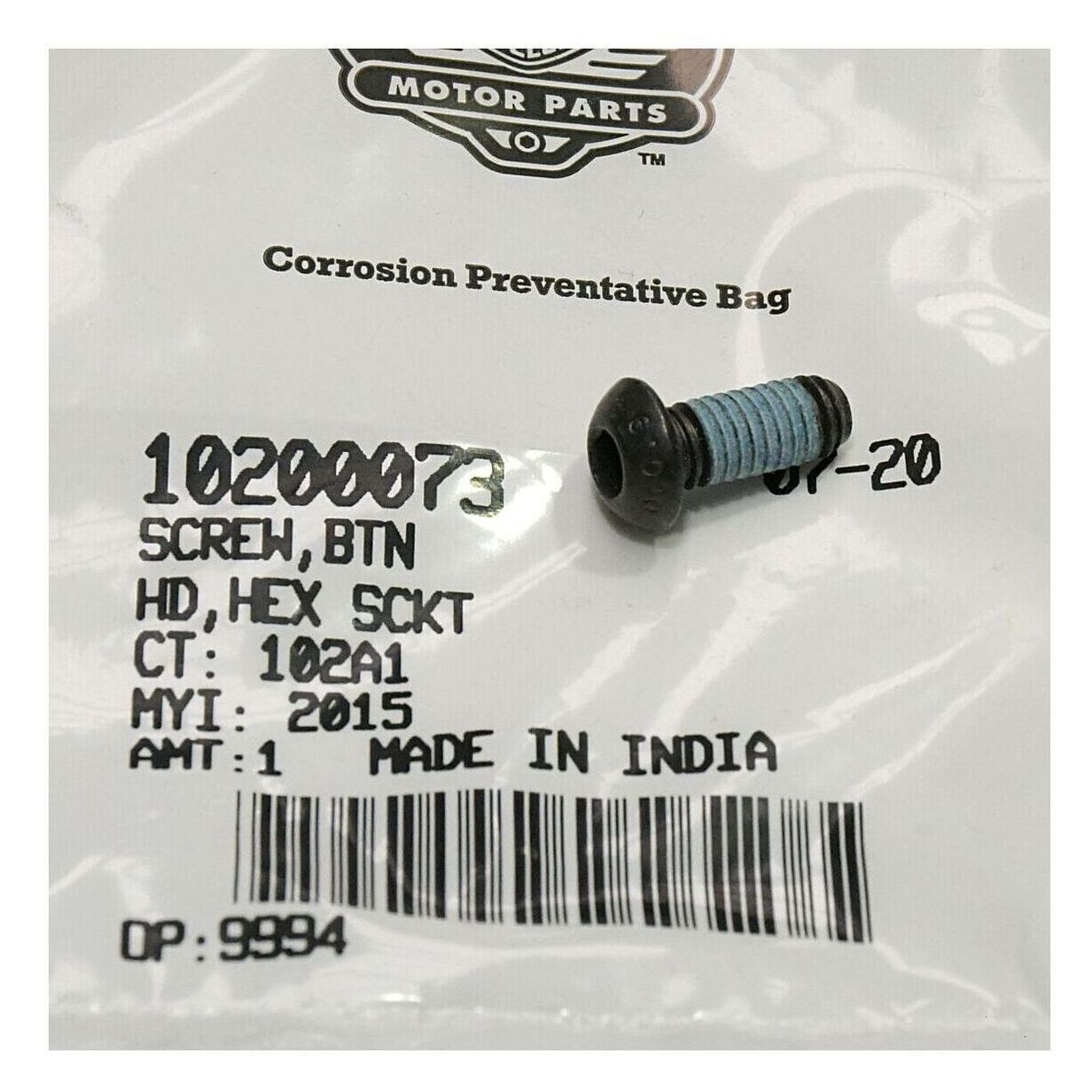 10200373 Harley-Davidson® "Throttle Body - Mount Screw 2017-24"