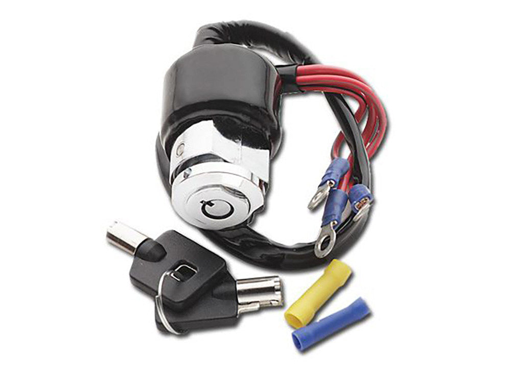 BAI-21-0205 - Ignition Switch. Fits Dyna 1994-2003, Sportster 1994-2011 & FXR 1994.