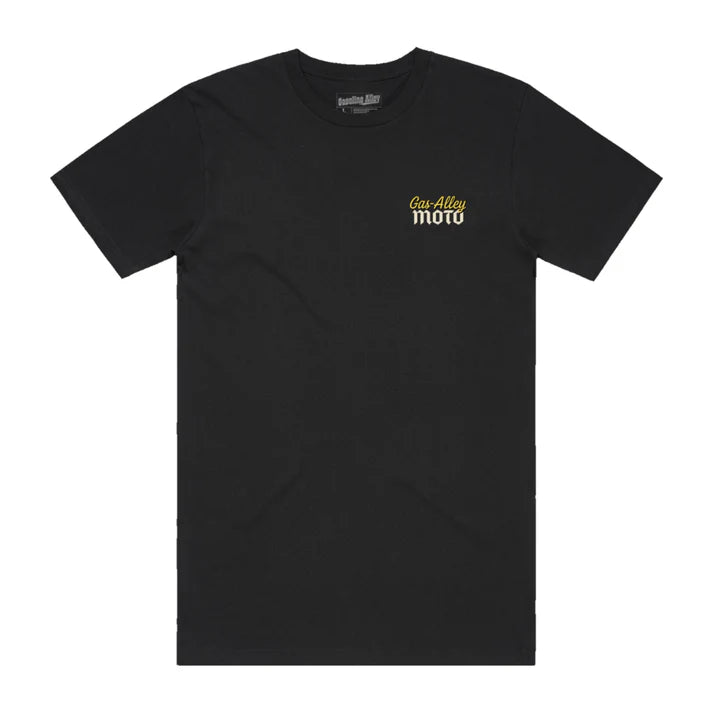 Gas Alley Moto Tee - Hawk Eye
