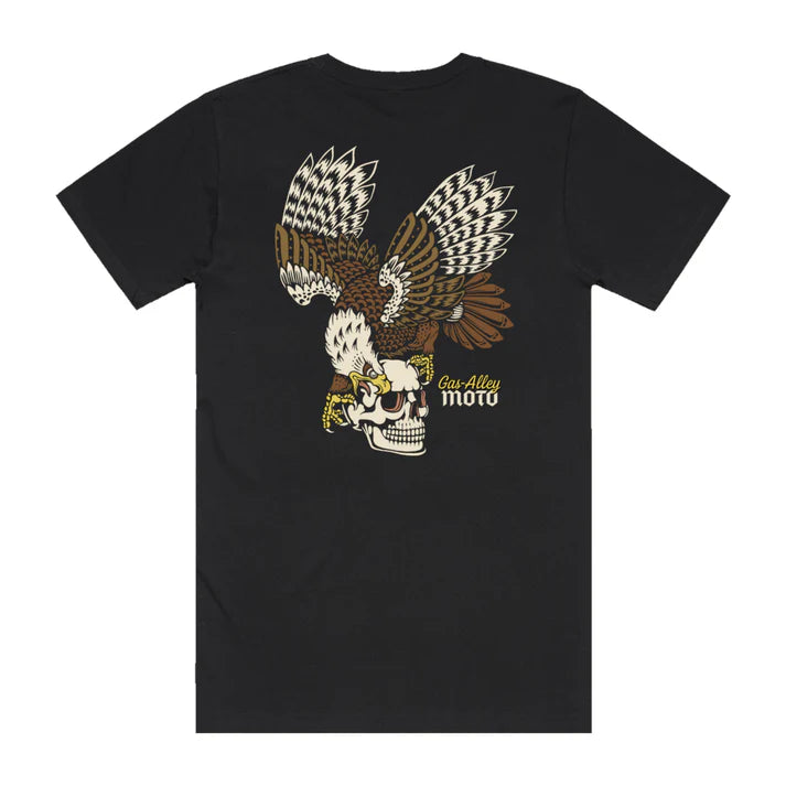 Gas Alley Moto Tee - Hawk Eye