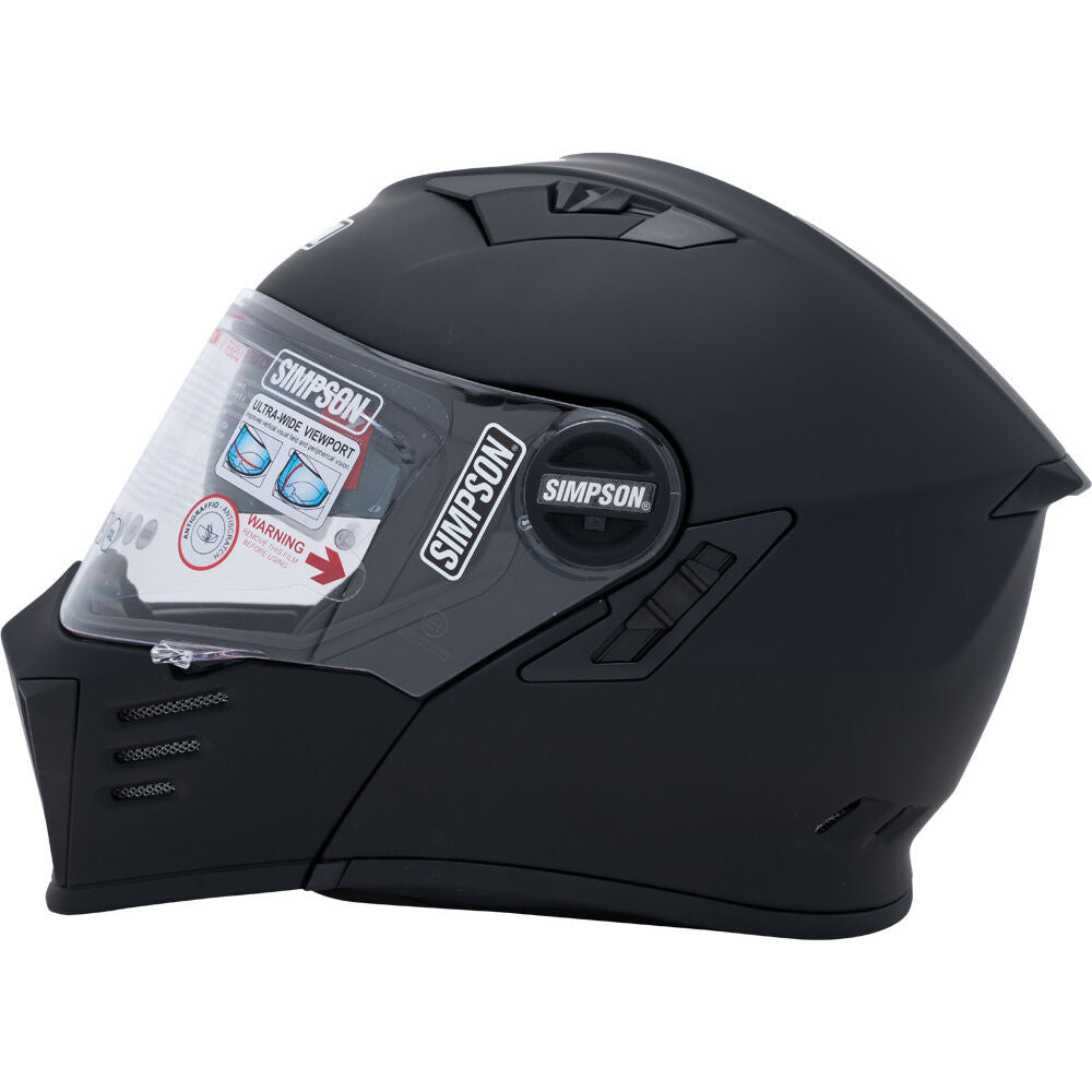 Simpson Ghost Bandit Modular Helmet - Matte Black